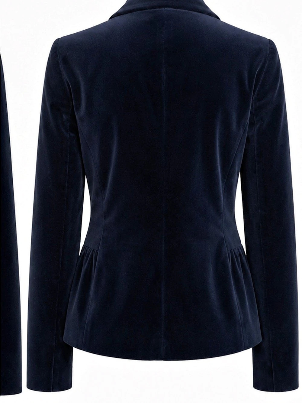 J.Crew Velvet Blazer in Blue Size 6 Like New - Picture 3 of 6